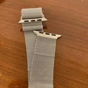 Silver Apple Watch band 44 mm